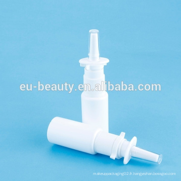 Flacon à pulvérisateur nasal à 15 ml de bouteille de pulvérisateur médical PE